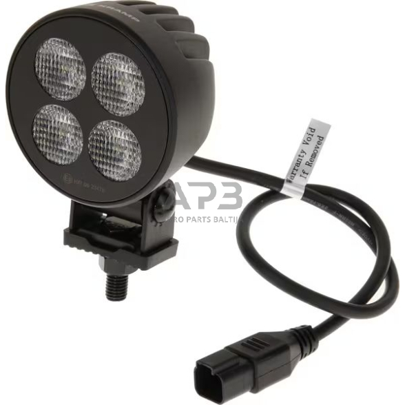 LED darbo žibintas apvalus 24W, 2556lm, 12/24V, 83.9x99.5x59mm 4 LED LA10831