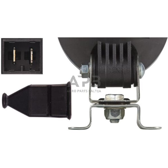 LED darbo žibintas apvalus Halogen, 55/70W, 12/24V, 110x103x170mm Hella 1GM996134081 4 LED darbo žibintas apvalus Halogen, 55/70W, 12/24V, 110x103x170mm Hella 1GM996134081 4