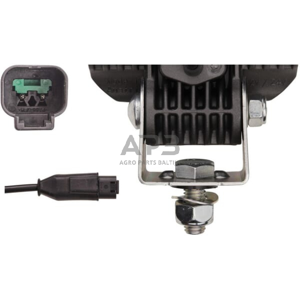 LED darbo žibintas kvadratinis 1200lm, 12/24V, 122x53x95mm, 4 LED Hella 1GA996284091 4 LED darbo žibintas kvadratinis 1200lm, 12/24V, 122x53x95mm, 4 LED Hella 1GA996284091 4