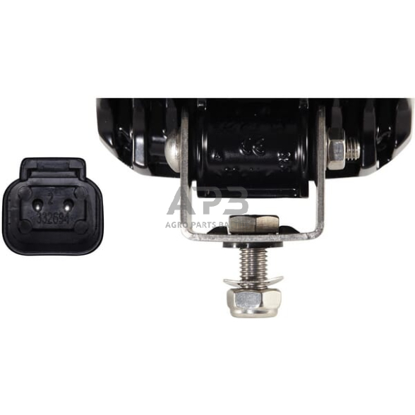 LED darbo žibintas kvadratinis 2000lm, 12/24V, 100x85mm 9 LED, Hella 1GA995506031 4 LED darbo žibintas kvadratinis 2000lm, 12/24V, 100x85mm 9 LED, Hella 1GA995506031 4