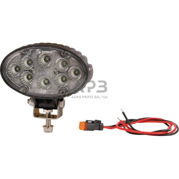 LED darbo žibintas ovalus 24W, 1920lm, 10-30V, 130x53x78mm 8 LED LA10085 LED darbo žibintas ovalus 24W, 1920lm, 10-30V, 130x53x78mm 8 LED LA10085