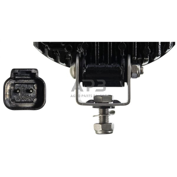 LED darbo žibintas ovalus 25W, 1500lm, 12/24V, 153x74x129mm 8 LED, Hella 1GA996661001 4