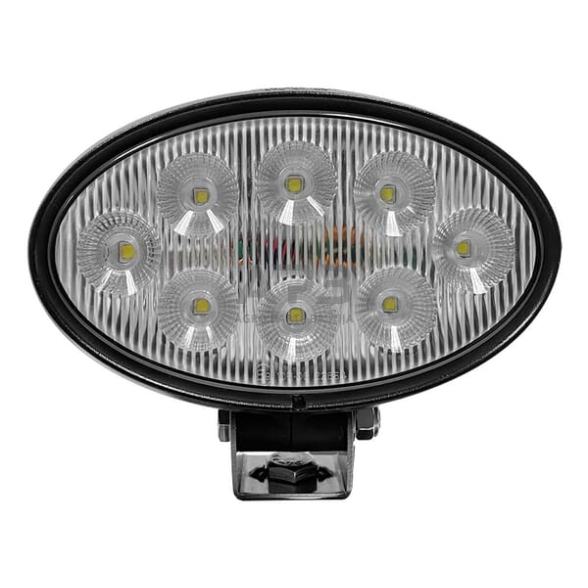 LED darbo žibintas ovalus 56W, 5320lm, 10/30V, 8 LED LA10558 LED darbo žibintas ovalus 56W, 5320lm, 10/30V, 8 LED LA10558