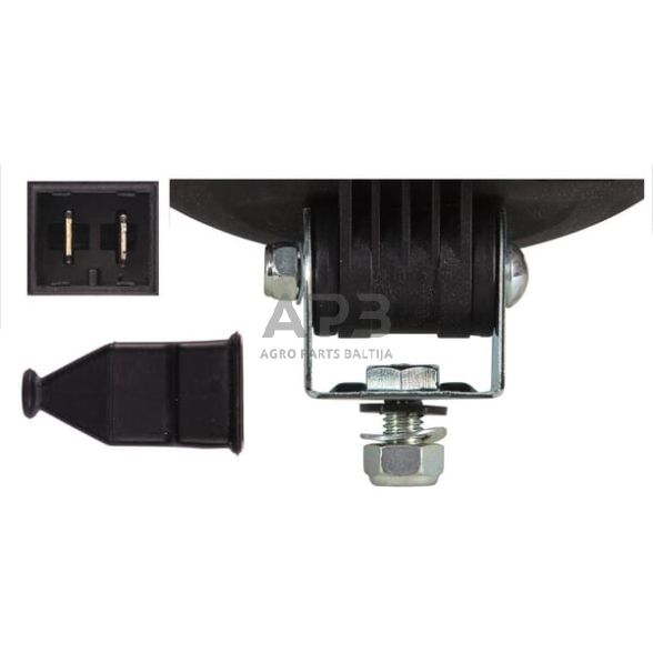 LED darbo žibintas ovalus Halogen, 55W, 12V, 160x78x128mm Hella 1GA996161291 4 LED darbo žibintas ovalus Halogen, 55W, 12V, 160x78x128mm Hella 1GA996161291 4