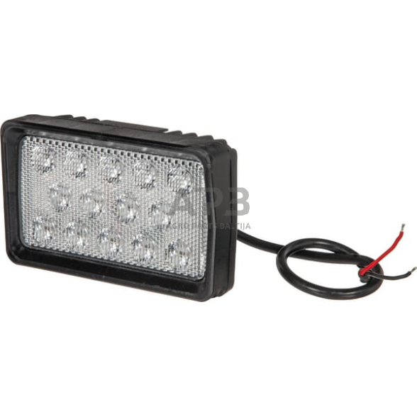 LED darbo žibintas stačiakampis 21W, 2600lm, 10-30V, 158x84x95mm, 14 LED LA10412 LED darbo žibintas stačiakampis 21W, 2600lm, 10-30V, 158x84x95mm, 14 LED LA10412