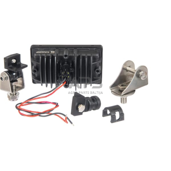 LED darbo žibintas stačiakampis 30W, 2400lm, H11, LA10512 1