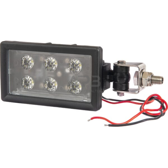 LED darbo žibintas stačiakampis 30W, 2400lm, H11, LA10512 4
