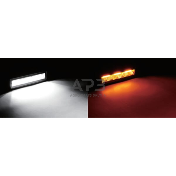 LED darbo žibintas stačiakampis 30W, 2880lm, 12/24V, 157x49.7x60mm 6 LED LA10610 5 LED darbo žibintas stačiakampis 30W, 2880lm, 12/24V, 157x49.7x60mm 6 LED LA10610 5