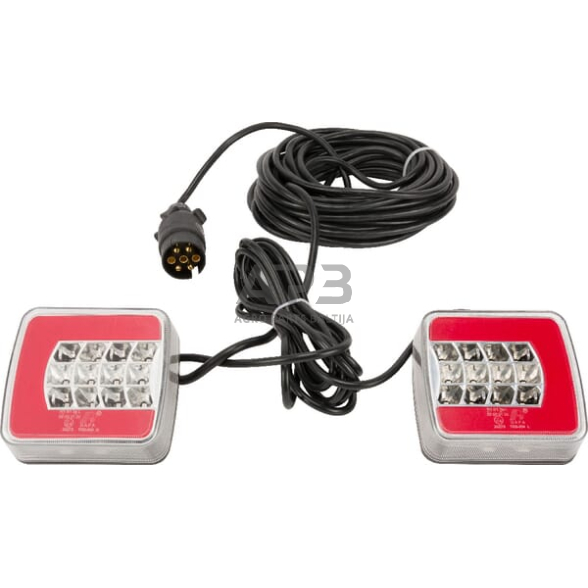LED priekabos žibintų komplektas su laidu 12V, 24V, 12 metrų kabelis, 2,5 metro kabelis gopart LA65010 LED priekabos žibintų komplektas su laidu 12V, 24V, 12 metrų kabelis, 2,5 metro kabelis gopart LA65010