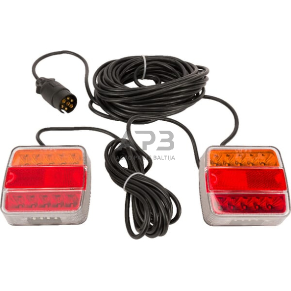 LED priekabos žibintų komplektas su laidu 12V, 24V, 12 metrų kabelis, 2,5 metro kabelis gopart LA65012 LED priekabos žibintų komplektas su laidu 12V, 24V, 12 metrų kabelis, 2,5 metro kabelis gopart LA65012