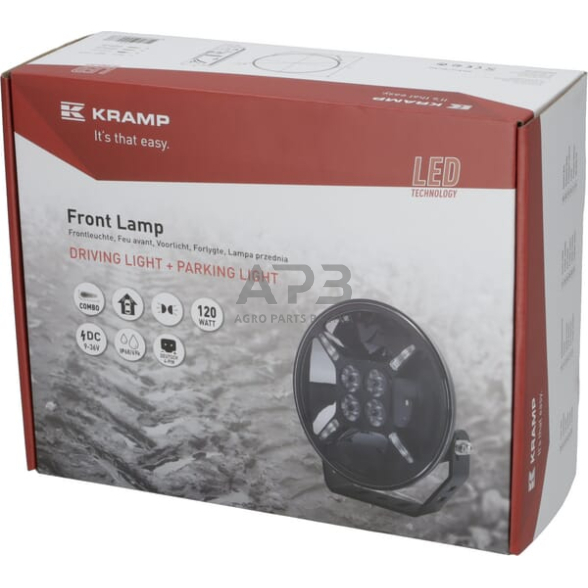 LED priekinis žibintas 120W, 9-36V, Ø218mm, LA80041 2 LED priekinis žibintas 120W, 9-36V, Ø218mm, LA80041 2