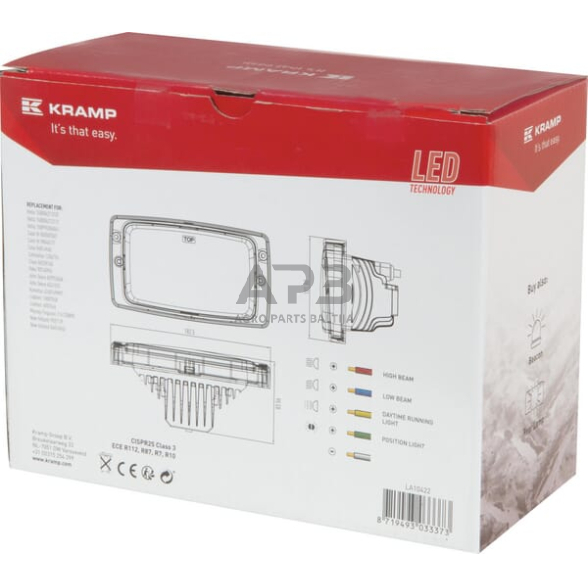 LED priekinis žibintas 21W, LA10422 2 LED priekinis žibintas 21W, LA10422 2