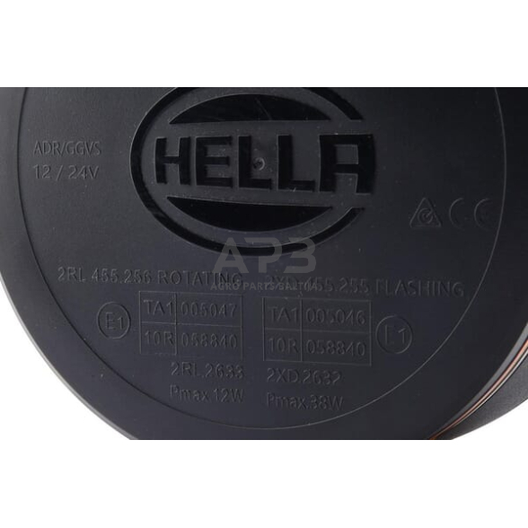 LED švyturėlis 12/24V, Ø 149mm x 60mm, Hella 2XD455255011 4 LED švyturėlis 12/24V, Ø 149mm x 60mm, Hella 2XD455255011 4