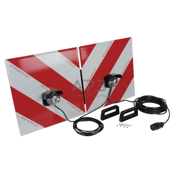 Lentelė su ašvaitu ir žibintais 10m Geka R113095B10 Lentelė su ašvaitu ir žibintais 10m Geka R113095B10