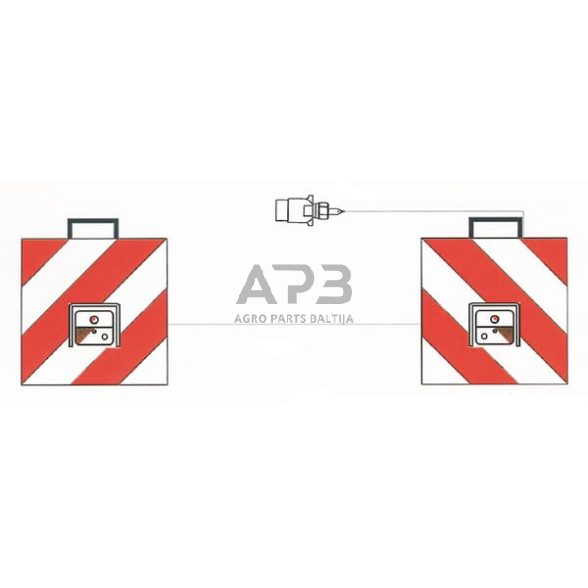 Lentelė su atšvaitu Geka R113095 Lentelė su atšvaitu Geka R113095
