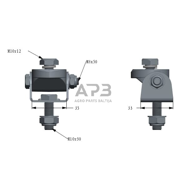 LED darbinio žibinto laikiklis 360° LASWIV1 5 LED darbinio žibinto laikiklis 360° LASWIV1 5