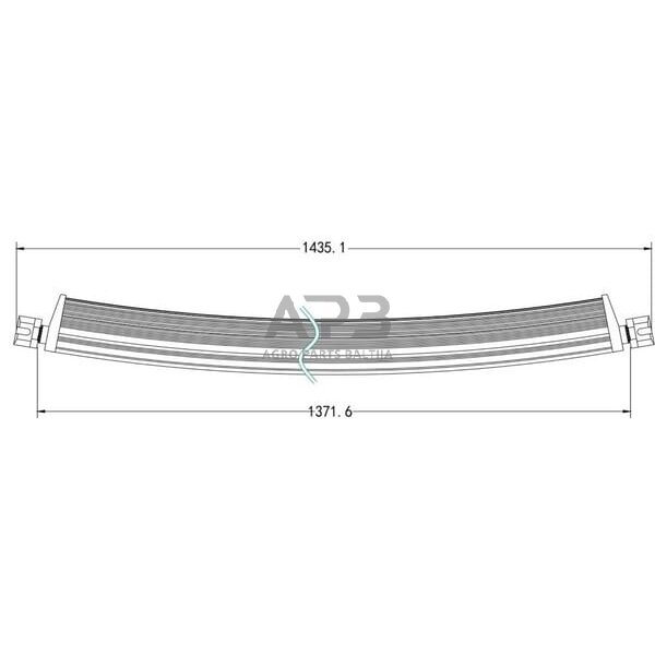 LED Bar žibintas 300W, 25500lm, 12/24V, balta, 1371.6x79.5mm, 100 LED LA10310 6
