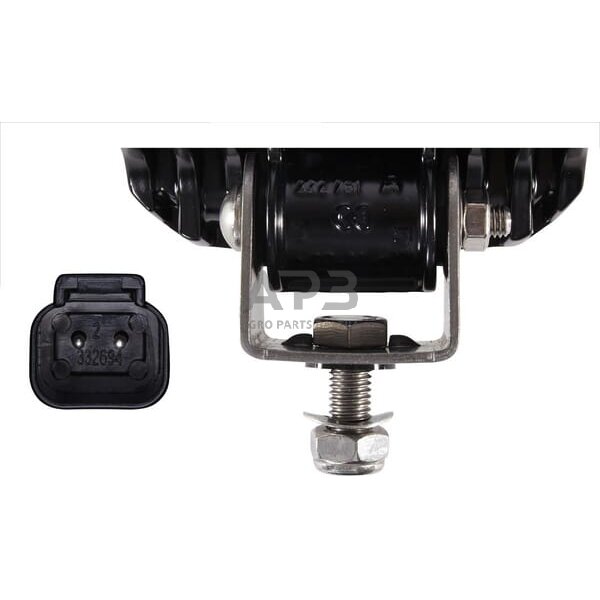 LED darbo žibintas kvadratinis 12/24V, Hella 1GA995606031 4