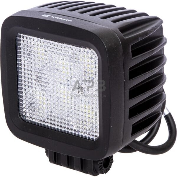 LED darbo žibintas kvadratinis 42W, 3780lm, 10/30V, 128x82x100mm, 6 LED LA10028