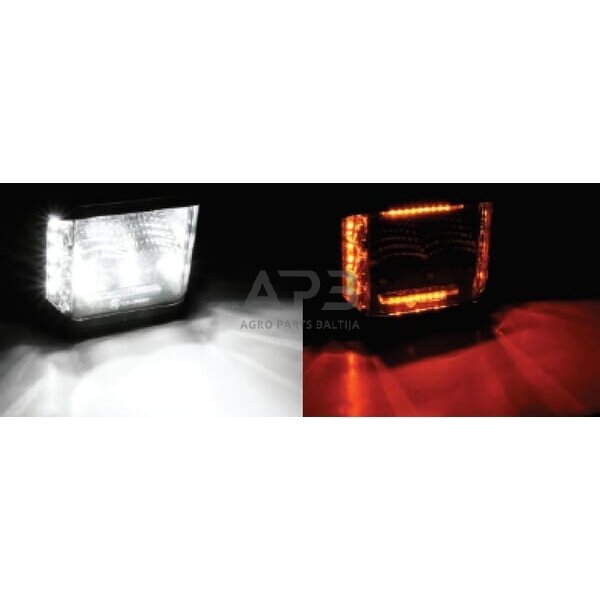 LED darbo žibintas kvadratinis 70W, 3100lm, 12/24V, 53.7x75.5x32.3mm 10 LED LA10612 4 LED darbo žibintas kvadratinis 70W, 3100lm, 12/24V, 53.7x75.5x32.3mm 10 LED LA10612 4