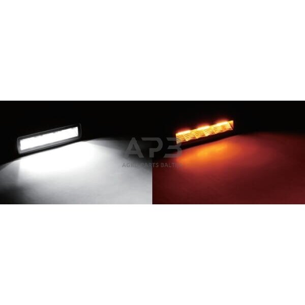 LED darbo žibintas stačiakampis 30W, 2880lm, 12/24V, 157x49.7x60mm 6 LED LA10610 5