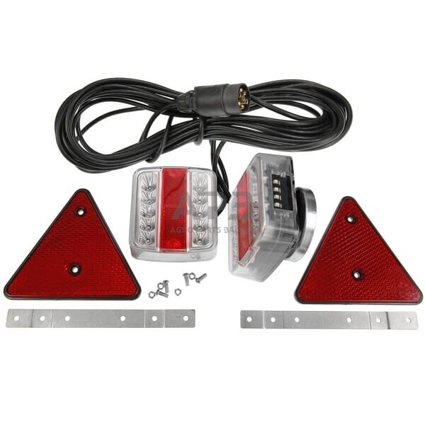 LED magnetinis priekabos žibintų komplektas su laidu 12V, 12 metrų kabelis, 3 metrų kabelis Vapormatic VLC6127 LED magnetinis priekabos žibintų komplektas su laidu 12V, 12 metrų kabelis, 3 metrų kabelis Vapormatic VLC6127