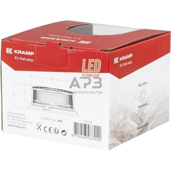 LED oranžinis švyturėlis LA20084 2 LED oranžinis švyturėlis LA20084 2