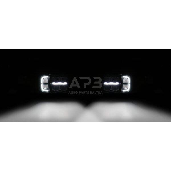LED priekinis žibintas kairys 12/24V, 220x197.2x80.5mm, LA10215HEAT 4 LED priekinis žibintas kairys 12/24V, 220x197.2x80.5mm, LA10215HEAT 4