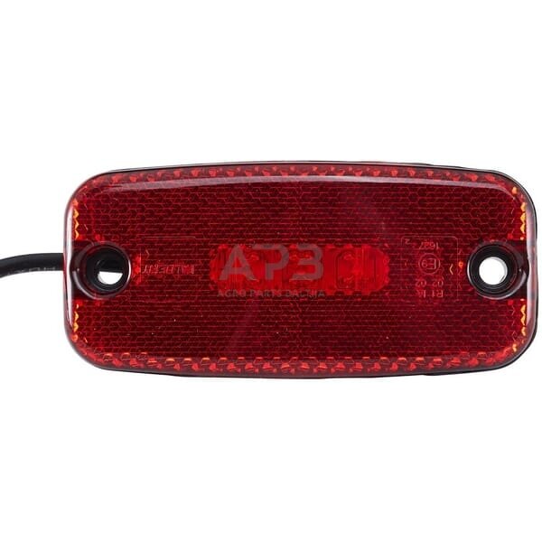 LED žymeklio lemputė, stačiakampis, 9/30V, raudona, 111x20x51mm, 3 LED, Hella ValueFit 2TM357008021 1