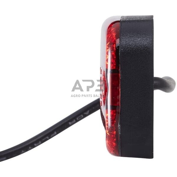 LED žymeklio lemputė, stačiakampis, 9/30V, raudona, 111x20x51mm, 3 LED, Hella ValueFit 2TM357008021 2