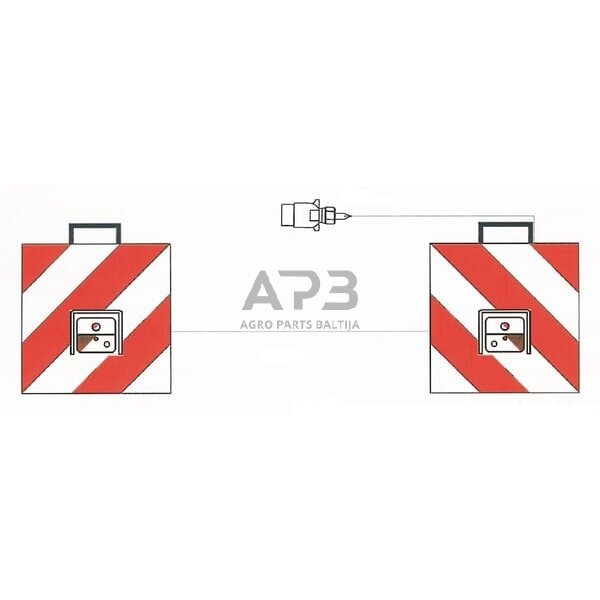 Lentelė su atšvaitu Geka R113095 Lentelė su atšvaitu Geka R113095