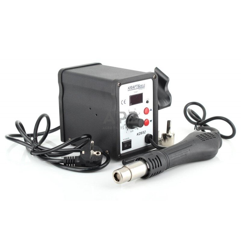 Litavimo stotelė karšto oro 700W (su antgaliais) 6 Litavimo stotelė karšto oro 700W (su antgaliais) 6