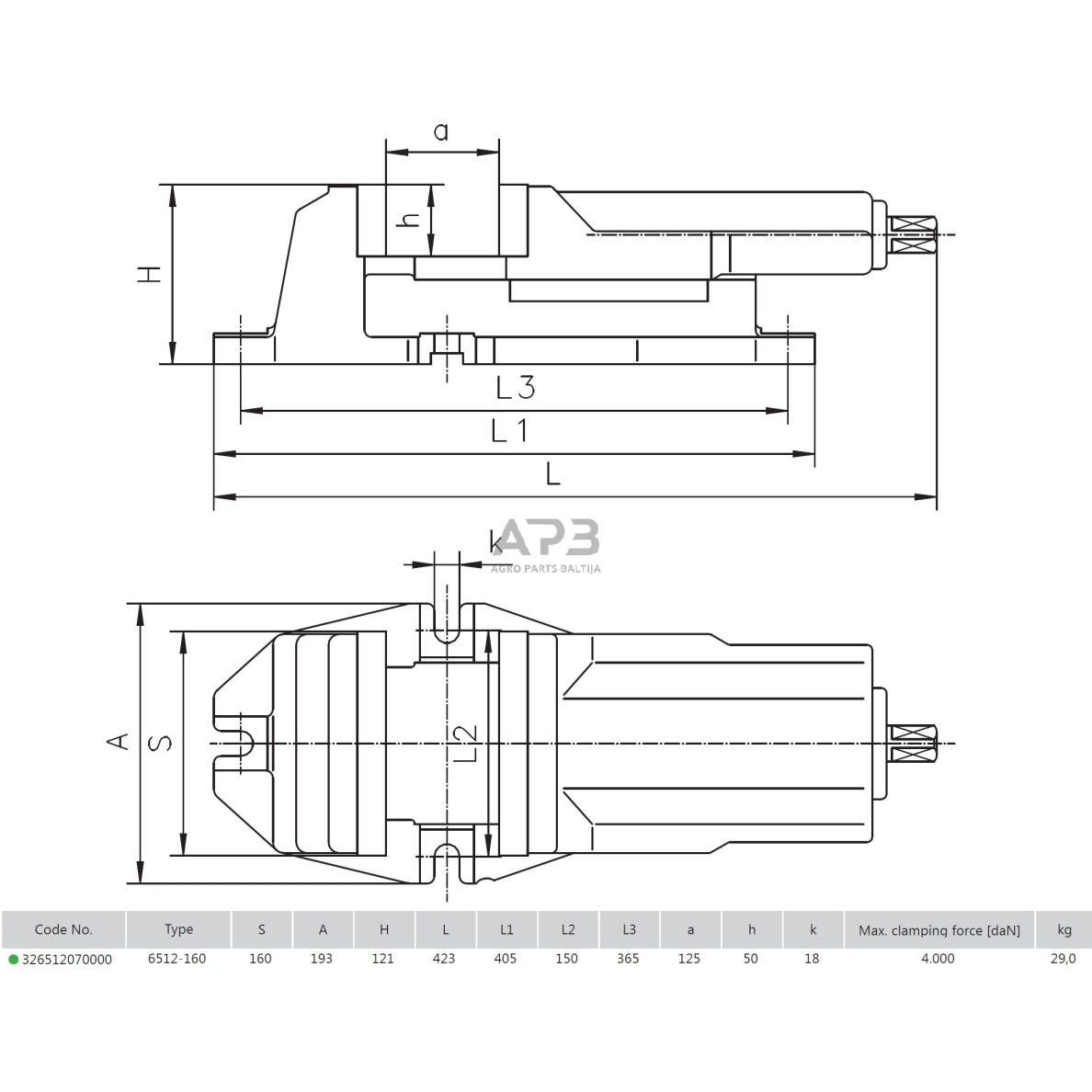 Mašininis spaustuvas 160mm 1 Mašininis spaustuvas 160mm 1