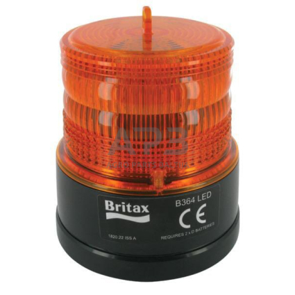Magnetinis LED oranžinis švyturėlis 12/24V Ø 108mm x 126mm, 20 LED Britax B36400BAT Magnetinis LED oranžinis švyturėlis 12/24V Ø 108mm x 126mm, 20 LED Britax B36400BAT