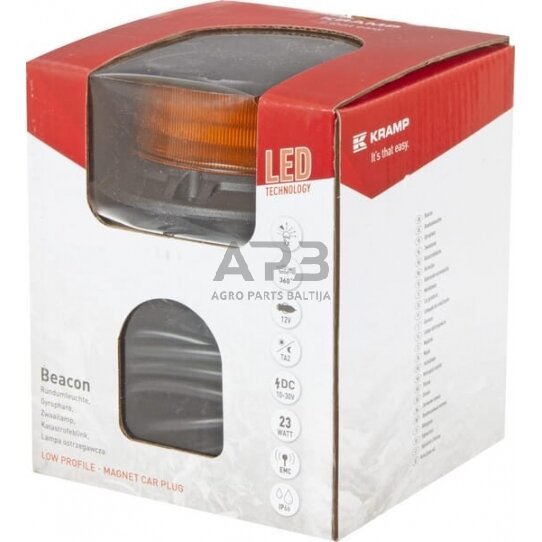 Magnetinis LED oranžinis švyturėlis LA20082 1 Magnetinis LED oranžinis švyturėlis LA20082 1