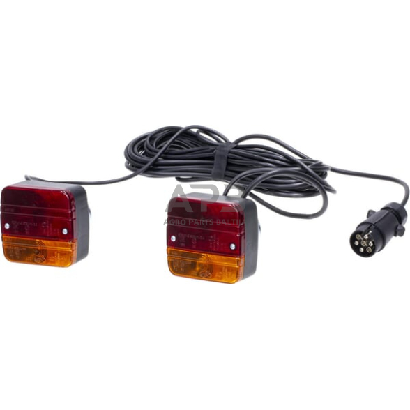 Magnetinis priekabos žibintų komplektas su laidu 12V, 24V, 7 metrų, 4 metrų Sacex 1400970050 Magnetinis priekabos žibintų komplektas su laidu 12V, 24V, 7 metrų, 4 metrų Sacex 1400970050