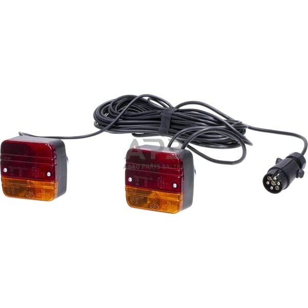 Magnetinis priekabos žibintų komplektas su laidu 12V, 24V, 7 metrų, 4 metrų Sacex 1400970050 Magnetinis priekabos žibintų komplektas su laidu 12V, 24V, 7 metrų, 4 metrų Sacex 1400970050