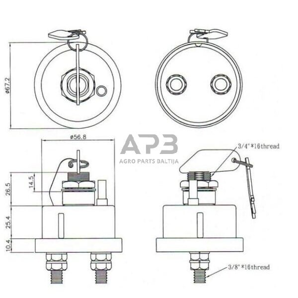 Masės išjungėjas Pneutron 7N0718N 2