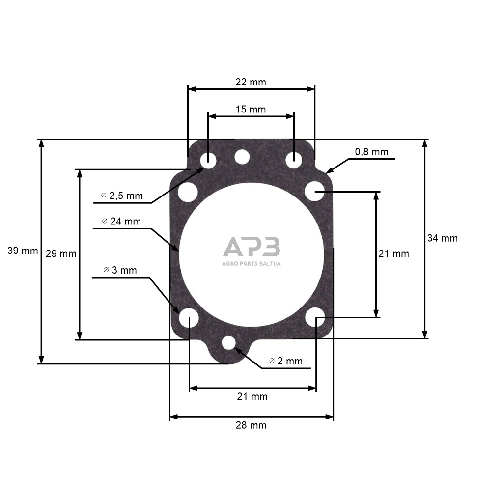 Membranų komplektas trimeriams 26cc, 32cc, 43cc, 52cc 2 Membranų komplektas trimeriams 26cc, 32cc, 43cc, 52cc 2