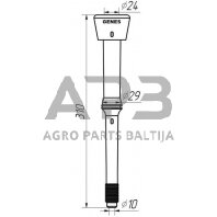Melžiklis GENES Westfalia 7021.2725, Ø 10 mm 1580GS07 3