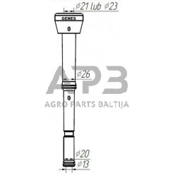 Melžiklis Ø 12mm 15809600203 1 Melžiklis Ø 12mm 15809600203 1