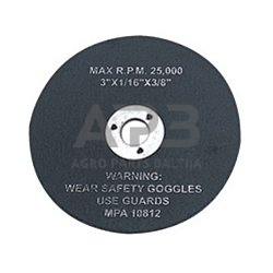 Metalo pjovimo diskas 76mm Metalo pjovimo diskas 76mm