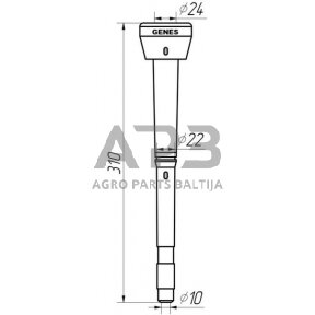 Melžiklis GENES Alfa Laval 960016, Ø 10 mm 1580SGS04