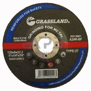 Metalo šlifavimo diskas 125x6.0x22.2 27 Metalo šlifavimo diskas 125x6.0x22.2 27