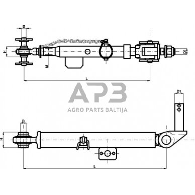 Mechaninis stabilizatorius 404,00 mm – 544,00 mm CBM SLF102 1