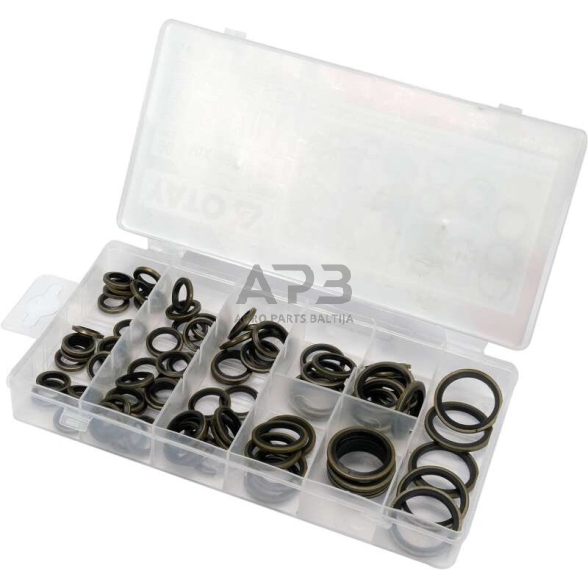 Metalinių/guminių poveržlių rinkinys (90vnt) Metalinių/guminių poveržlių rinkinys (90vnt)