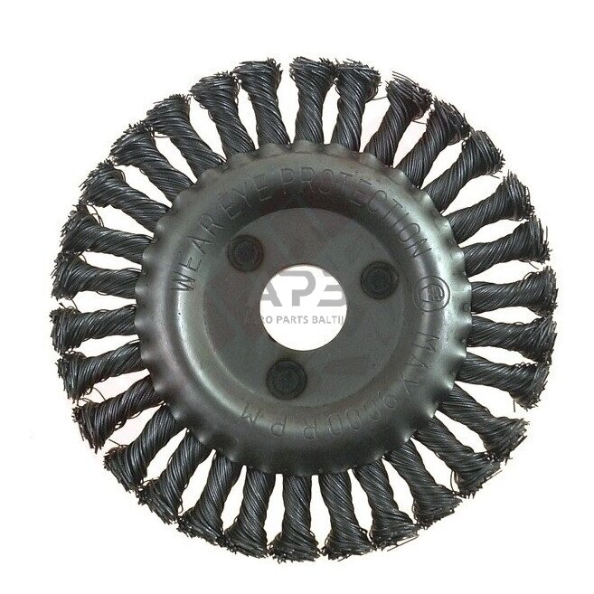 Vielinis šepetys trinkelėms išmatavimai 150,00 mm x 25,40 mm Vielinis šepetys trinkelėms išmatavimai 150,00 mm x 25,40 mm