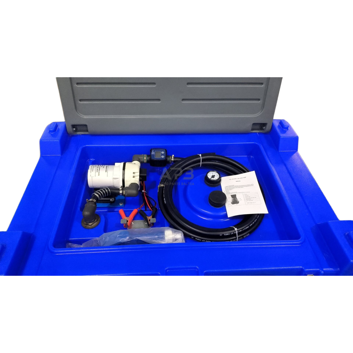 Mobili AdBlue talpykla 440L (plastikinė) su pompa 12V ACAD40 (automatiniu pistoletu ir filtru) 1