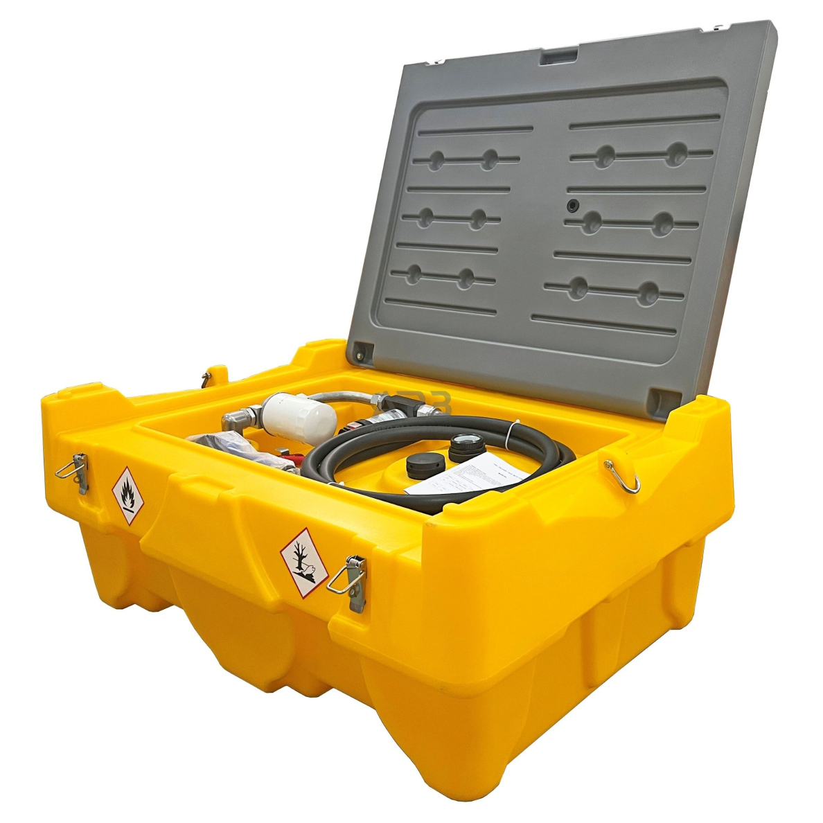 Mobili kuro talpykla 200L (plastikinė) su pompa 12V DCTP40 (automatiniu pistoletu ir filtru) Mobili kuro talpykla 200L (plastikinė) su pompa 12V DCTP40 (automatiniu pistoletu ir filtru)