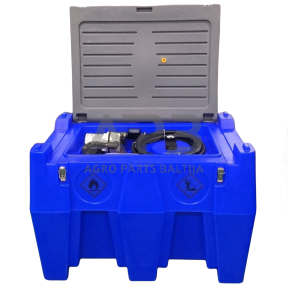 Mobili AdBlue talpykla 440L (plastikinė) su pompa 12V ACAD40 (automatiniu pistoletu ir filtru)